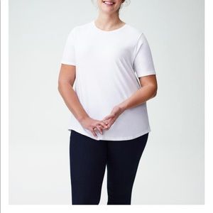 Universal Standard, White TEE REX Size 2-4, NWOT
